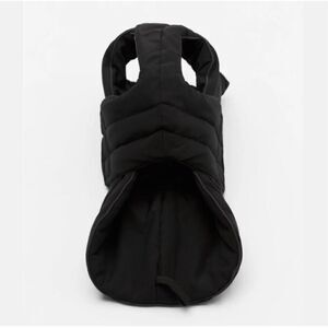 New Zara dog quilted winter black jacket coat teacup size